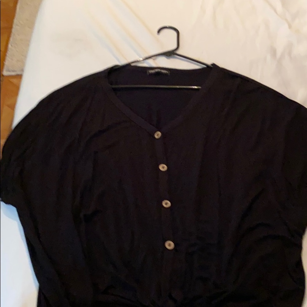 Button up black shirt